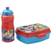 Lancheira com Frasco Mickey Mouse CZ11277 380 ml 17 cm Plástico Jogos | Disfarces - nacloset