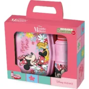 Lancheira com Frasco Minnie Mouse CZ11278 380 ml 17 cm Plástico Jogos | Disfarces - nacloset 2