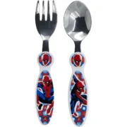 Conjunto de Talheres Spider-Man CZ11342 Aço inoxidável Multicolor 2 Peças Cozinha | Gourmet - nacloset 2