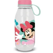 Garrafa de água Minnie Mouse CZ11359 460 ml Cor de Rosa Silicone Campismo e Montanha - nacloset