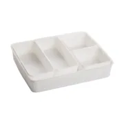 Conjunto de Cestas Dem Plástico 5 Peças (34 x 28 x 6 cm) Casa | Jardim - nacloset