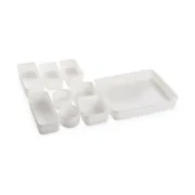 Conjunto de Cestas Dem Plástico 9 Peças (34 x 28 x 6 cm) Casa | Jardim - nacloset 2