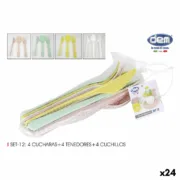 Conjunto de Talheres Dem (24 Unidades) Cozinha | Gourmet - nacloset