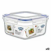 Lancheira Hermética Dem 900 ml 15 x 15 x 8 cm (12 Unidades) A Preço de Revenda - nacloset