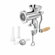Picadora de Carne Metaltex Grande 3 em 1 De manivela Cozinha | Gourmet - nacloset