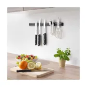 Barra magnética para facas Metaltex 33 cm Cozinha | Gourmet - nacloset 2