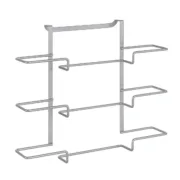 Aviso de Porta Metaltex Galileo Metal 36 x 9 x 30 cm Triplo Porta-rolos Casa | Jardim - nacloset