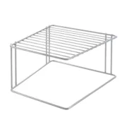 Organizador para o Armário de Cozinha Metaltex Boxe 2 Prateleiras Metal (25 x 25 x 15 cm) Casa | Jardim - nacloset 2