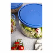 Lancheira Borgonovo Igloo Azul 2,2 L (6 Unidades) (Ø 22cm) A Preço de Revenda - nacloset 2