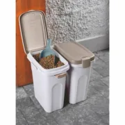 Comedouro Kerbl Branco Castanho 15 L Animais de Estimação - nacloset 2