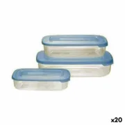 Lancheira Tontarelli Family Azul Retangular 29,6 x 19,8 x 7,7 cm (20 Unidades) A Preço de Revenda - nacloset