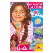 Tatuagens Temporais Barbie My Glitter Tattoo Purpurina 20 Peças Disfarces e artigos para festas - nacloset