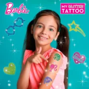 Tatuagens Temporais Barbie My Glitter Tattoo Purpurina 20 Peças Disfarces e artigos para festas - nacloset 2