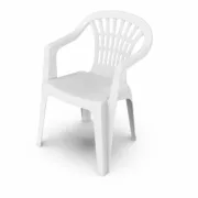 Tuinstoel Progarden Lyra Branco Resina 56 x 54 x 80 cm Casa | Jardim - nacloset