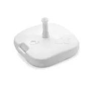 Base para Guarda-Sol IPAE Progarden 44 x 44 x 12 cm Branco Polipropileno Casa | Jardim - nacloset