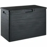 Arca de Exterior Toomax Preto 77,5 x 44,5 x 52,7 cm 160 L Casa | Jardim - nacloset