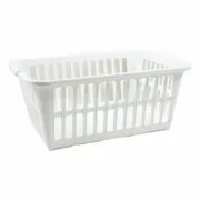 Cesto de Roupa Suja Tontarelli Classic Branco 35 L 58 x 41 x 24 cm (12 Unidades) A Preço de Revenda - nacloset 2