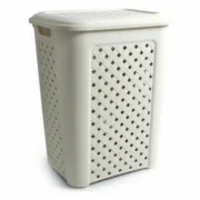 Cesto da Roupa Tontarelli Arianna Com tampa Bege 43,5 x 33,5 x 55 cm (6 Unidades) A Preço de Revenda - nacloset 2