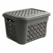Cesto da Roupa Arianna Tontarelli 2112312 (43,5 x 33,5 x 26 cm) 23,6 L (6 Unidades) A Preço de Revenda - nacloset 2