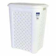 Cesto da Roupa Arianna Tontarelli 8105408_112 50 L Branco 44 x 35 x 55 cm (6 Unidades) A Preço de Revenda - nacloset 2