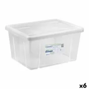 Caixa de Armazenagem com Tampa Tontarelli Linea box 29 L 47 x 36 x 24,5 cm (6 Unidades) A Preço de Revenda - nacloset