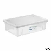 Caixa de Armazenagem com Tampa Tontarelli 84895 28 L 59 x 39 x 16,5 cm (6 Unidades) A Preço de Revenda - nacloset