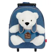 Mochila Escolar com Rodas Perletti Perry 38 x 28 x 11 cm Urso polar Jogos | Disfarces - nacloset