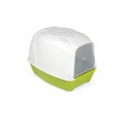 Caixa de Areia para Gatos Aimé 704113 Verde Plástico (53 x 41 x 27,7 cm) Animais de Estimação - nacloset