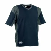 Camisola de Manga Curta Homem Cofra Java Azul escuro Camisas - nacloset