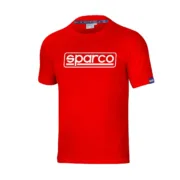 Camisola de Manga Curta Homem Sparco FRAME Vermelho L Moda | Acessórios - nacloset