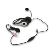 Auriculares com microfone Ewent EW3562 Preto Preto/Prateado Auriculares com Microfone - nacloset