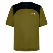Camisola de Manga Curta Homem Oakley Free Ride SS Verde Azeitona Moda | Acessórios - nacloset