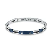 Bracelete masculino Maserati CERAMIC Aço inoxidável Prateado Acessórios de Moda - nacloset