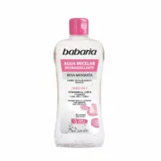 Água Micelar desmaquilhante Babaria 400 ml Rosa Mosqueta Cuidado Facial - nacloset