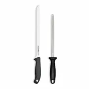 Conjunto de faca para presunto e chaira 3 Claveles Evo 25 cm 2 Peças Cozinha | Gourmet - nacloset