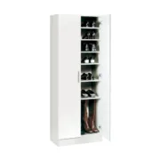 Sapateira Alexandra House Living Branco 59 x 171 x 35 cm 2 portas 7 Prateleiras Casa | Jardim - nacloset