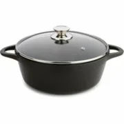 Caçarola com Tampa Valira 4141/25 Preto Ø 24 cm Cozinha | Gourmet - nacloset 2