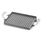 Grelha Grill Vaello Retangular Cinzento Ferro Fundido (27 x 21 cm) Cozinha | Gourmet - nacloset