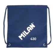 Saco Mochila com Cordas Milan Since 1918 Azul 42 x 34 x 0,7 cm Jogos | Disfarces - nacloset