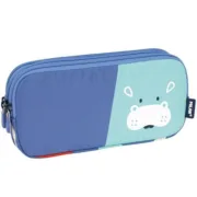 Bolsa Escolar Milan Animals Azul 20 x 11 x 6,5 cm Estojos - nacloset