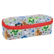 Estojo Milan VIKINGS Cinzento Multicolor 20,5 x 9 x 5,5 cm Estojos - nacloset