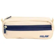 Bolsa Escolar Milan 1918 Bege 21 x 8,5 x 6,1 cm Retangular Estojos - nacloset