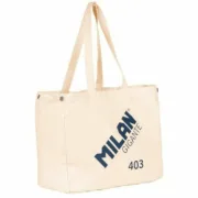 Bolsa Milan Bege 51 x 40, 5 x 21,5 cm Acessórios de Moda - nacloset