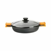Caçarola BRA A270532 (32 cm) Preto Preto/Laranja Cozinha | Gourmet - nacloset