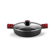 Caçarola com Tampa de Vidro BRA A410528 3 L Cozinha | Gourmet - nacloset 2