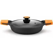 Caçarola BRA EFFICIENT PLUS 32 cm Preto Cozinha | Gourmet - nacloset