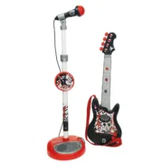 Conjunto musical Mickey Mouse Microfone Guitarra Infantil Brinquedos e Jogos - nacloset