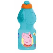 Garrafa Peppa Pig 400 ml Peppa Pig Azul Polietileno LDPE Campismo e Montanha - nacloset