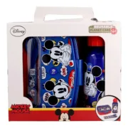 Conjunto de Louça Infantil Mickey Mouse Happy smiles 21 x 18 x 7 cm Vermelho Azul Jogos | Disfarces - nacloset 2
