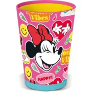Copo Minnie Mouse Flower Power 470 ml Plástico Bebés e Crianças - nacloset